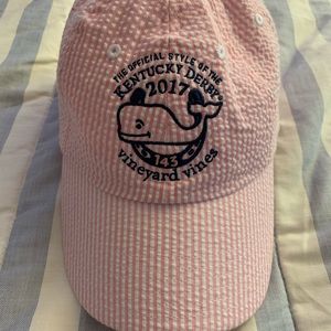 🌸SOLD🌸 Seersucker hat!